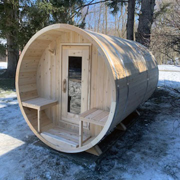 Canadian Timber Serenity Barrel Sauna (RSH-LC-SERENITY)