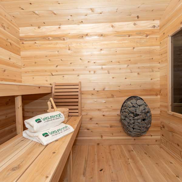 Canadian Timber Georgian Cabin Sauna with Porch (RSH-LC-GEORGIAN-P)