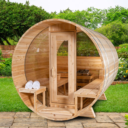 Canadian Timber Serenity MP Barrel Sauna (RSH-LC-SEREN-MP)
