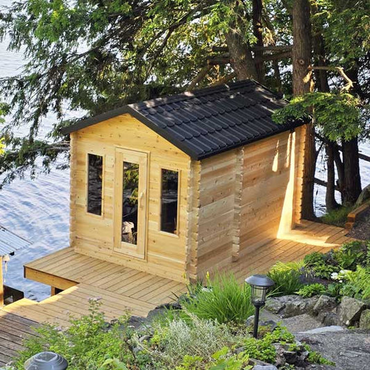 Canadian Timber Georgian Cabin Sauna with Changeroom (RSH-LC-GEORGIAN-CR)