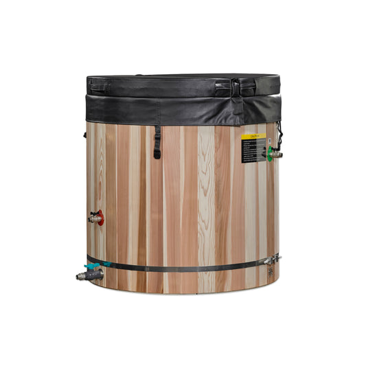 Dynamic Cold Therapy Barrel Cold Plunge, 304 Stainless, Tub Only (DCT-B-042-SSPC-34)
