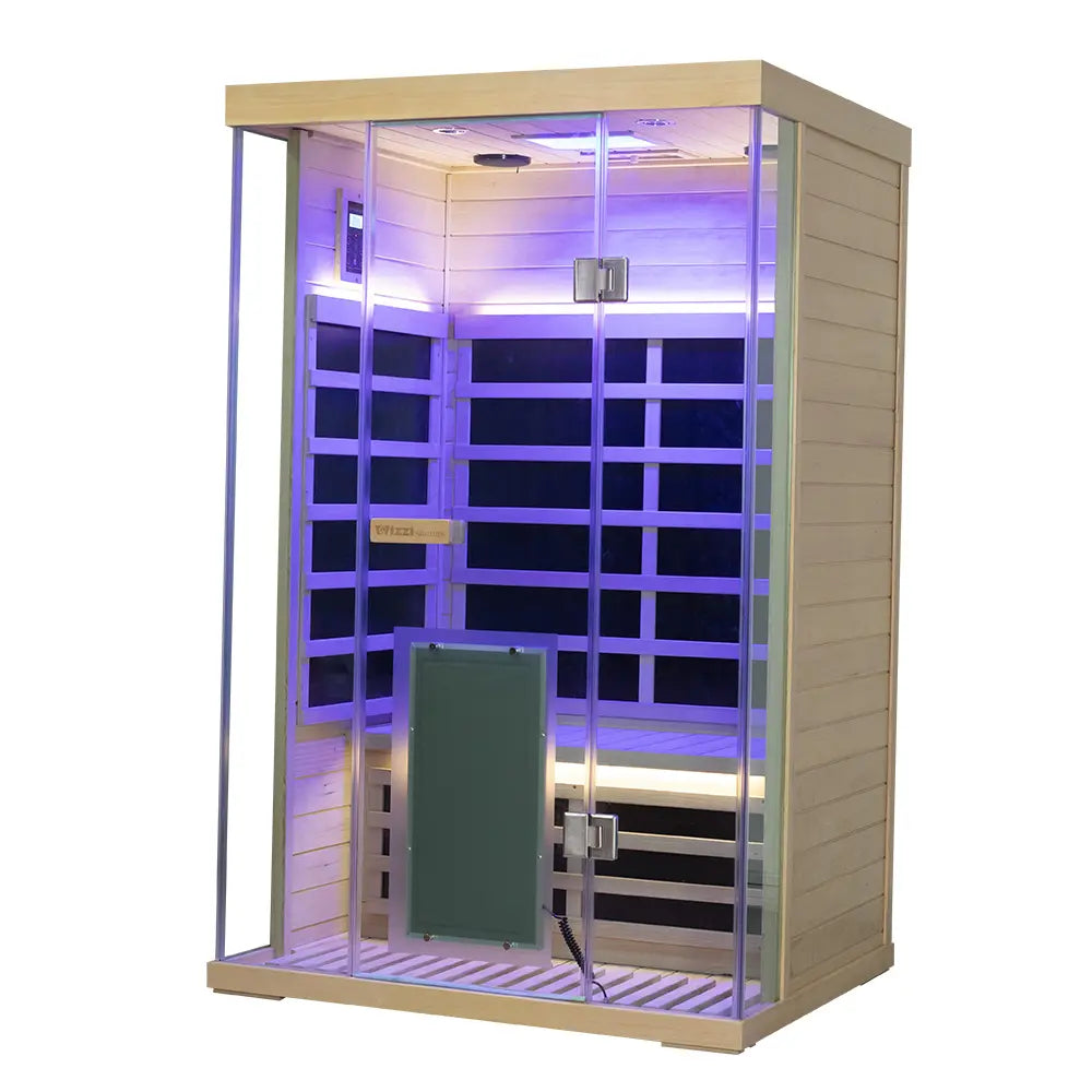 Wizzisaunas 2 Person Hemlock Infrared Sauna
