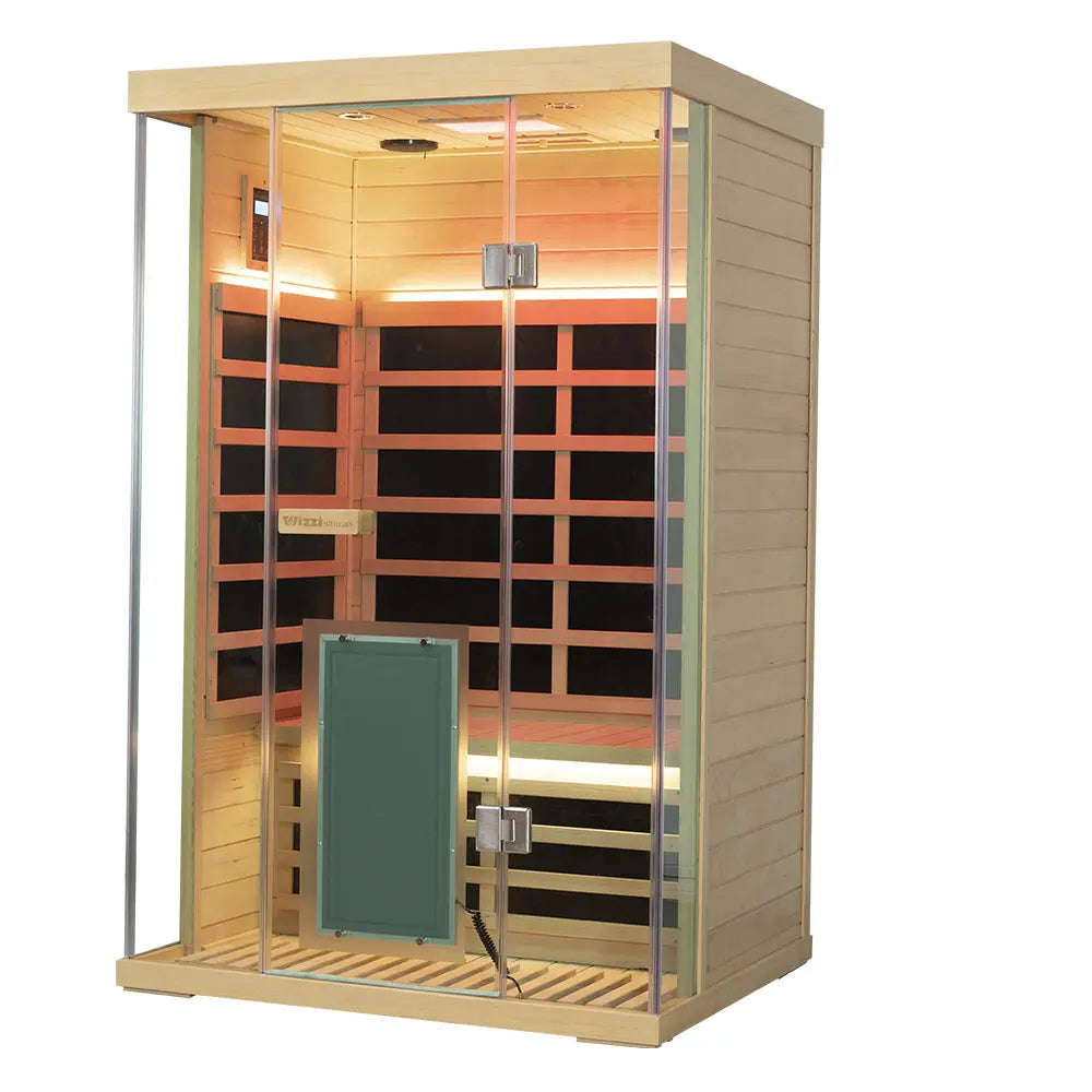 Wizzisaunas 2 Person Hemlock Infrared Sauna