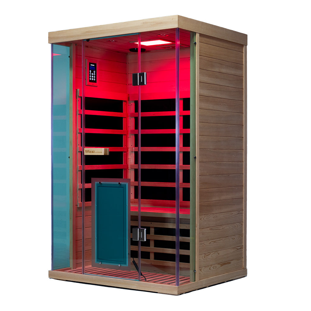 Wizzisaunas 2 Person Hemlock Infrared Sauna