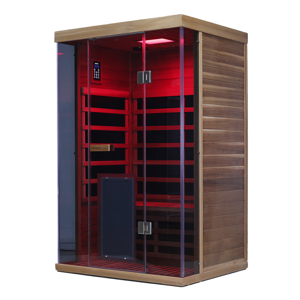 Wizzisaunas 2 Person Red Cedar Infrared Sauna