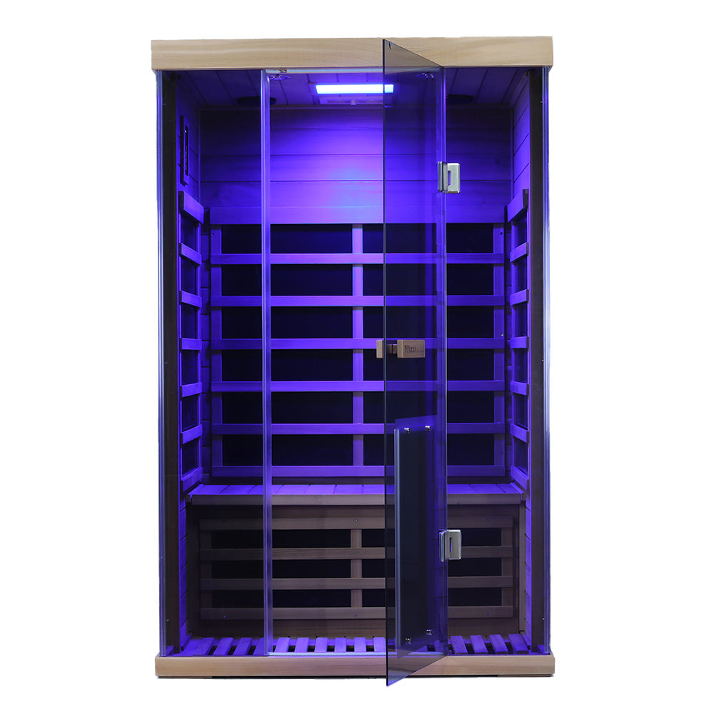 Wizzisaunas 2 Person Red Cedar Infrared Sauna