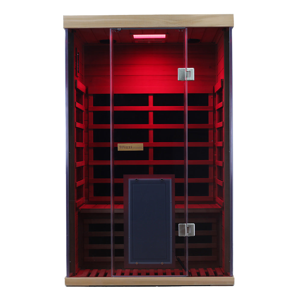 Wizzisaunas 2 Person Red Cedar Infrared Sauna