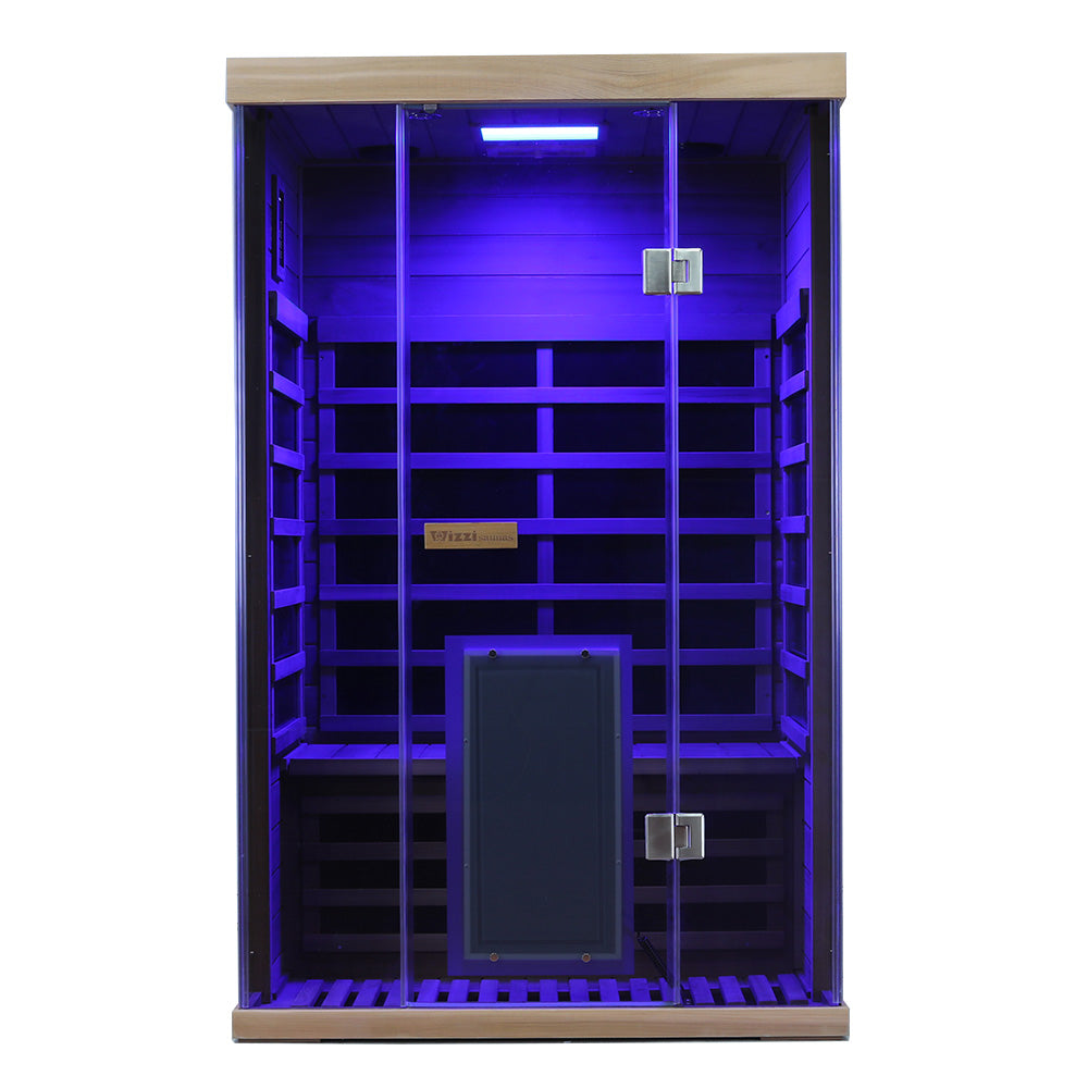 Wizzisaunas 2 Person Red Cedar Infrared Sauna